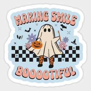 Making Smile Bootiful Halloween Spooky Dental Assistant Hygienist Sticker